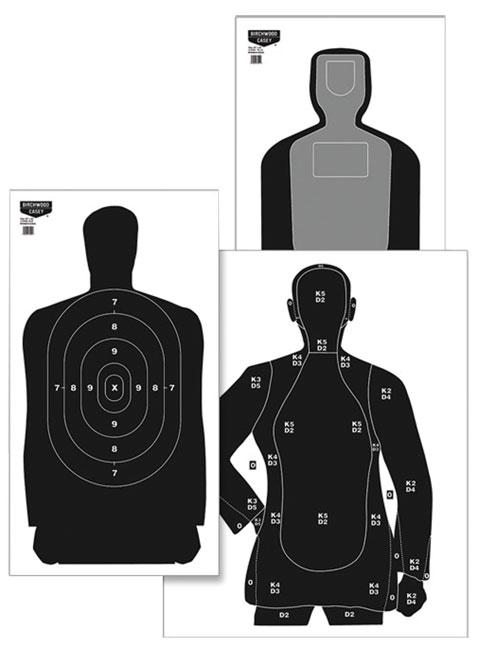 Birchwood Casey Eze-Scorer TQ-19 Silhouette Target - 24"x42" - Precision Shot Firearms