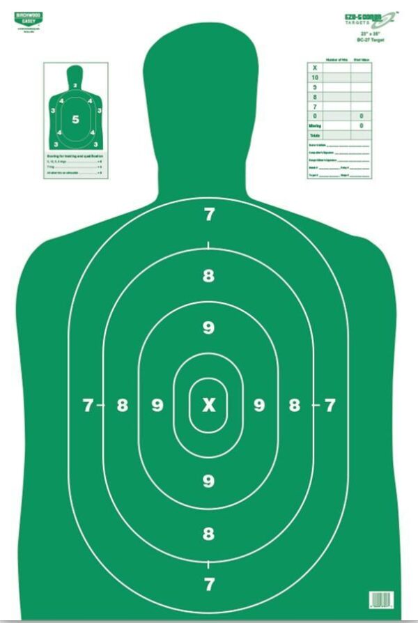 Birchwood Casey Eze-Scorer Targets BC27 Green Target 23"x35" 5/Pack - Precision Shot Firearms