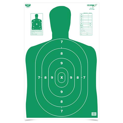 Birchwood Casey EZE-Scorer Paper Targets 23" x 35" BC27 Green 100/ct - Precision Shot Firearms