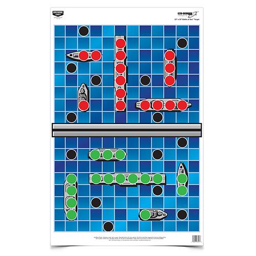 Birchwood EZE-Scorer 23" x 35" Battle at Sea - 5/ct Paper Folded - Precision Shot Firearms