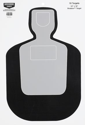 Birchwood Casey Eze-Scorer Targets BC19 Shadow Target 10/Pack - Precision Shot Firearms