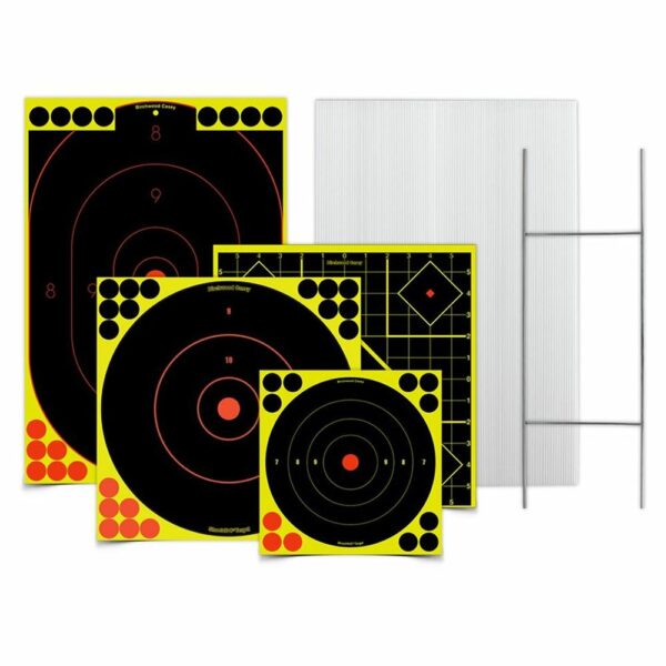 Birchwood Casey Sharpshooter Stand & Target Kit - 4 Targets 54 Pasters - Precision Shot Firearms