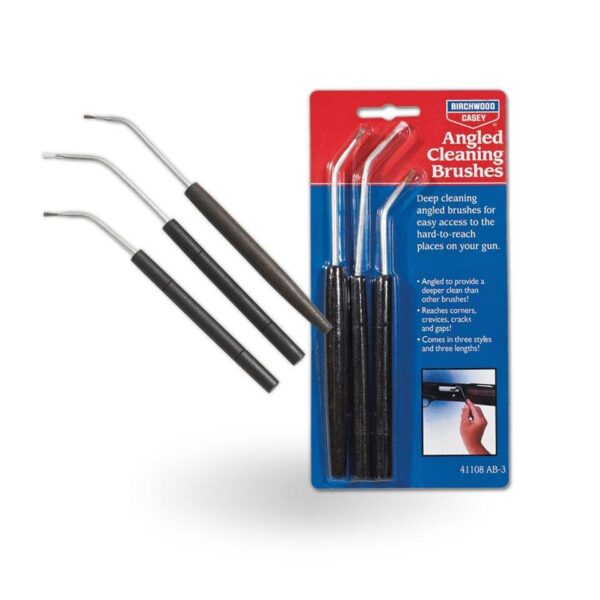 Birchwood Casey Angled Cleaning Brush Assortment 3/pk - Precision Shot Firearms