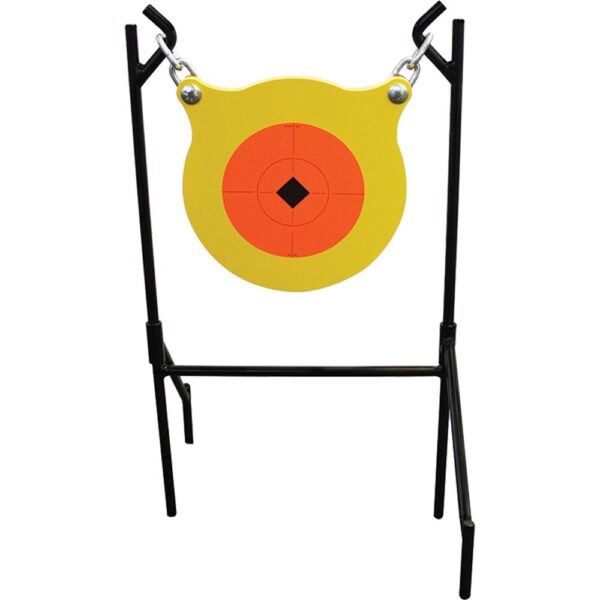 Birchwood Casey World of Targets Boomslang AR500 Shooting Gong Target 1/2" x 9.5" Diameter Yellow - Precision Shot Firearms