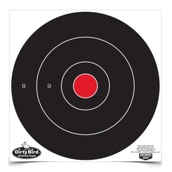 Birchwood Casey Dirty Bird 12" Bull's-Eye Target 100/ct - Precision Shot Firearms