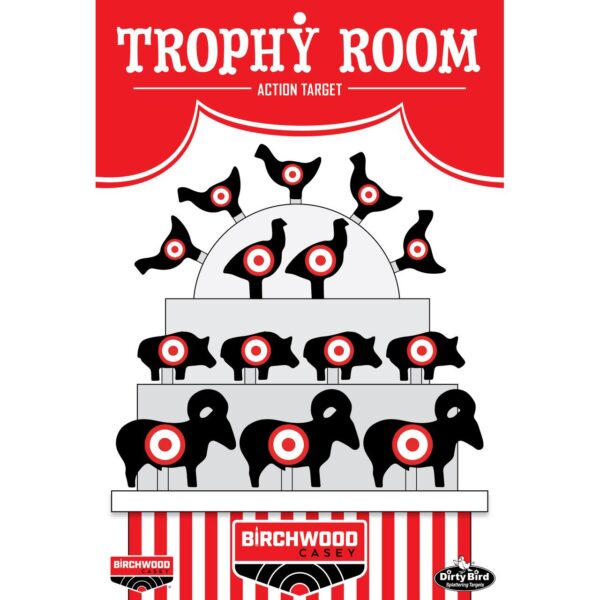 Birchwood Casey Dirty Bird "Trophy Room" Target 12"x18" 6/ct - Precision Shot Firearms