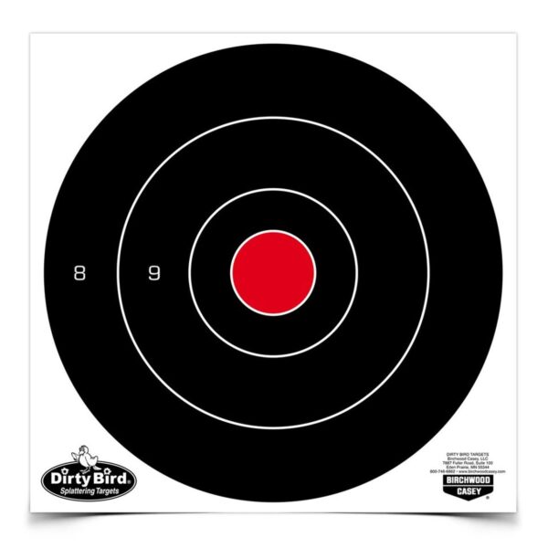 Birchwood Casey Dirty Bird 8" Bull's-Eye Target 200/ct - Precision Shot Firearms