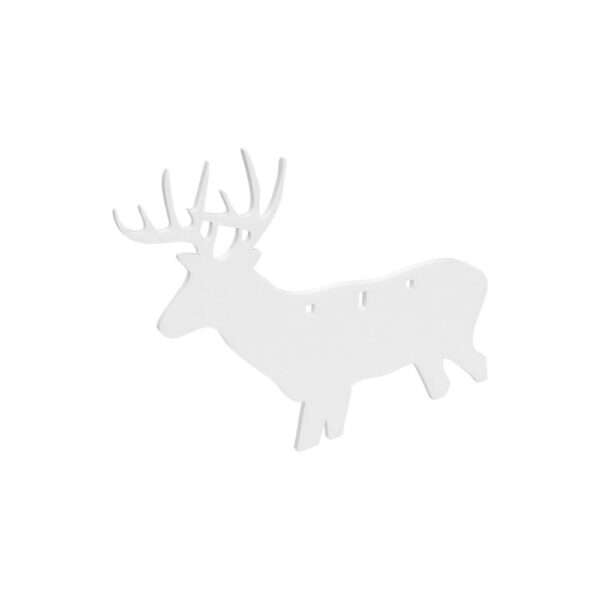 Birchwood Casey AR500 3/8" Silhouette Plate Target 3-Hole Deer - Precision Shot Firearms