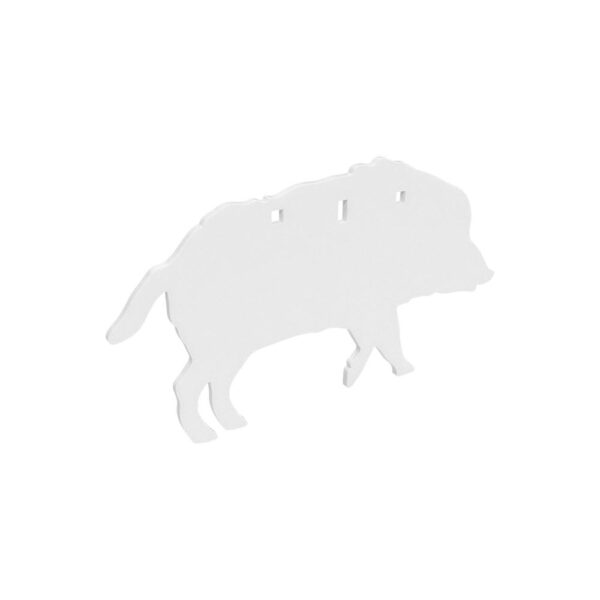 Birchwood Casey AR500 3/8" Silhouette Plate Target 3-Hole Boar - Precision Shot Firearms