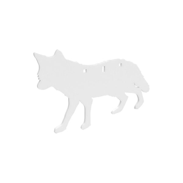 Birchwood Casey AR500 3/8" Silhouette Plate Target 3-Hole Coyote - Precision Shot Firearms