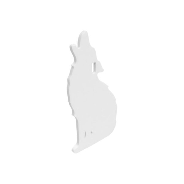 Birchwood Casey AR500 3/8" Steel 1 Hole Animal Silhouette Target - Howling Coyote 1/ct - Precision Shot Firearms