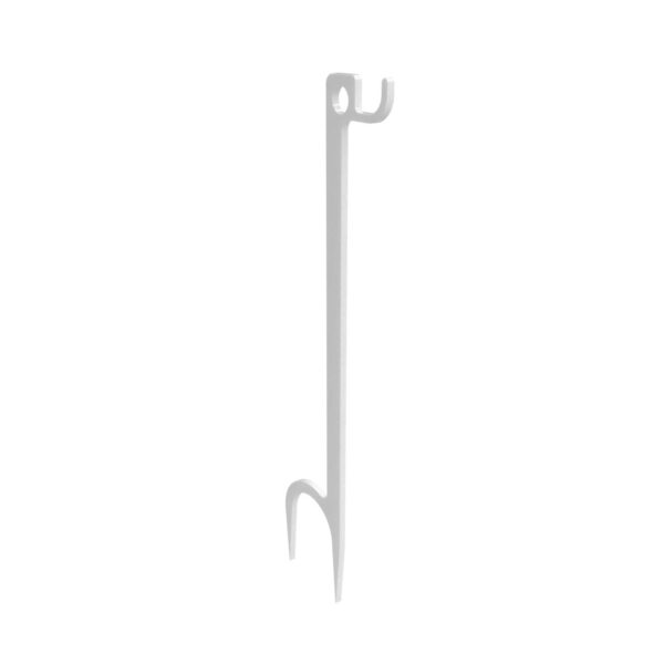 Birchwood Casey single Hook Steel Target Hanger Ground Stake - White - Precision Shot Firearms