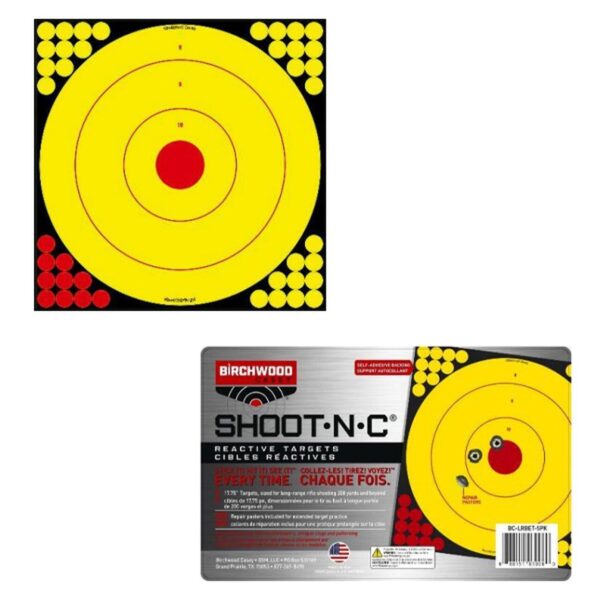 Birchwood Casey Longrange Bullseye Target - 5/ct - Precision Shot Firearms