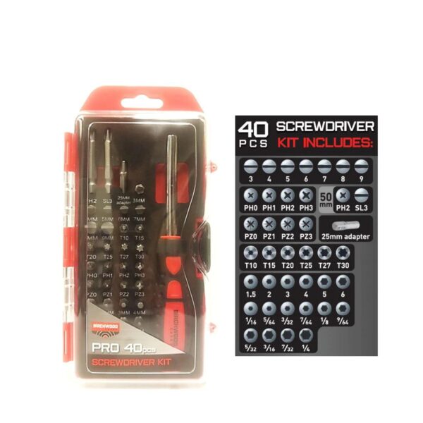 Birchwood Casey Pro Screwdriver Set - 40/ct - Precision Shot Firearms