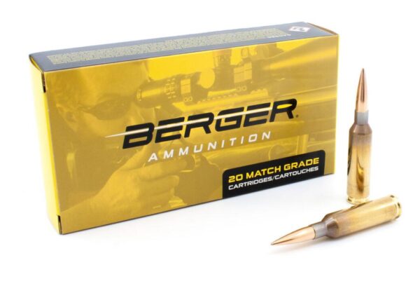 Berger Target Rifle Ammunition 6mm Creedmoor 109 gr LRHT 2940 fps 20/ct - Precision Shot Firearms