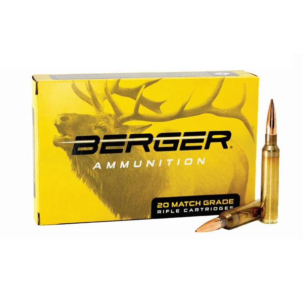 Berger Elite Hunter Rifle Ammunition 6.5 PRC 140gr HPBT 3109 fps 20/ct - Precision Shot Firearms