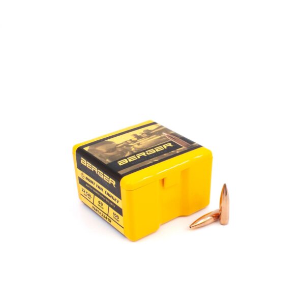 Berger 22 cal 69gr BT Target Bullets 100/ct - Precision Shot Firearms