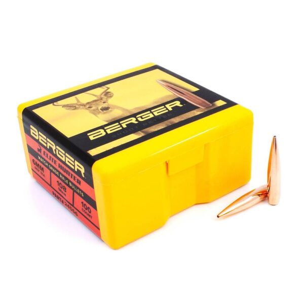 6MM 108 GR ELITE HUNTER BULLET 100 BOX - Precision Shot Firearms