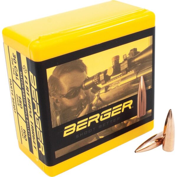 Berger Match Grade Target Bullets .30 cal .308" 150 gr FB TARGET 100/box - Precision Shot Firearms