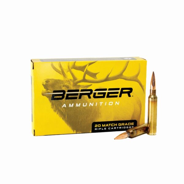 Berger Elite Hunter Rifle Ammunition 6.5 PRC 156gr 2930 fps 20/ct - Precision Shot Firearms