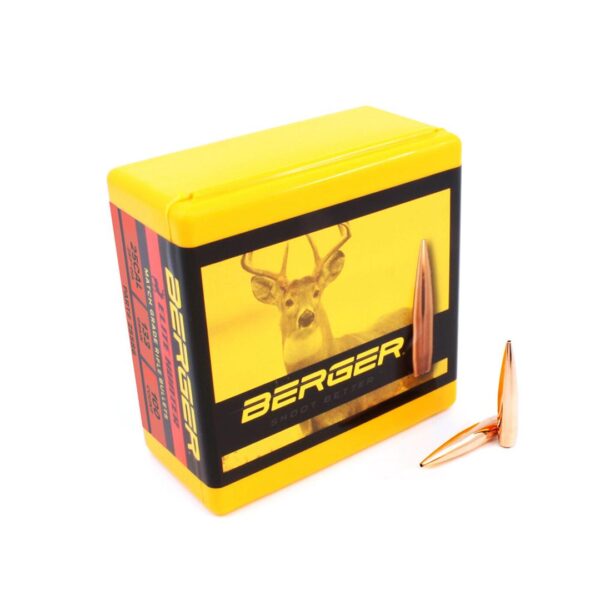 Berger Rifle Bullets .25 cal 133gr Elite Hunter 100/rd Box - Precision Shot Firearms