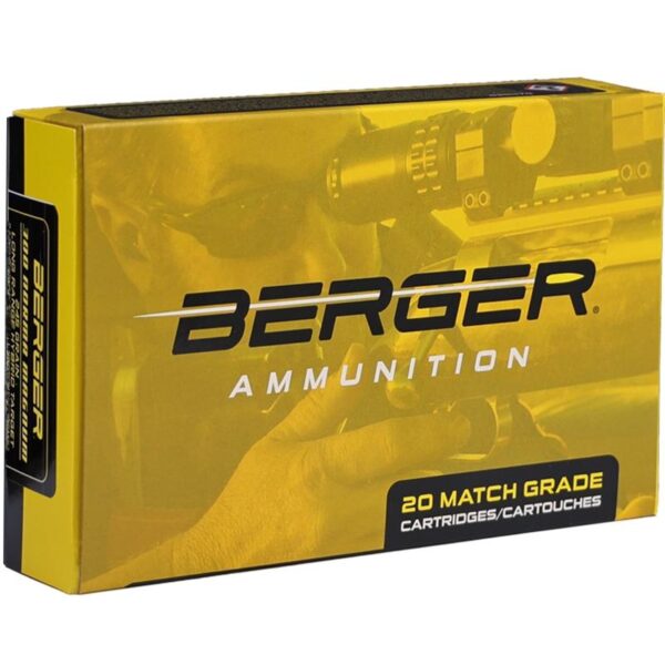 Berger OTM Tactical Rifle Ammunition .338 Norma Mag 300gr OTM 2725 fps 20/ct - Precision Shot Firearms