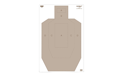 B/C EZE-SCORER IPSC TGT 100-23X35, SKU BC37025