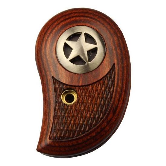 Bond Arms Standard Handgun Grips Rosewood with Silver Star - Precision Shot Firearms