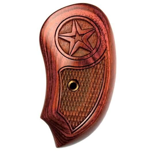 Bond Arms Extended Star-On-Star Grips Rosewood - Precision Shot Firearms