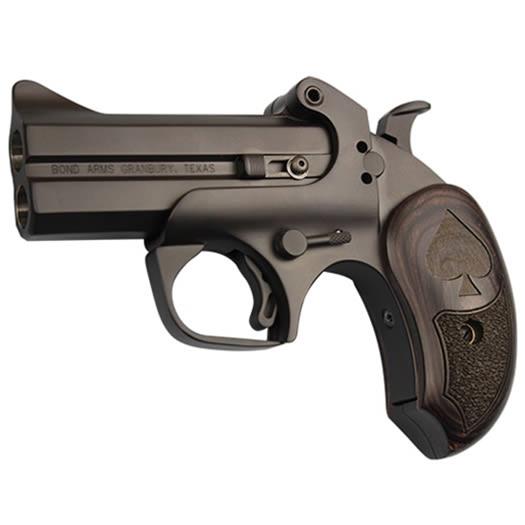 Bond Arms Black Jack Derringer Handgun .45 LC/410 ga 2rd Capacity 3.5" Barrel Black Cerakote Frame/Gray Laminate Grips - Precision Shot Firearms
