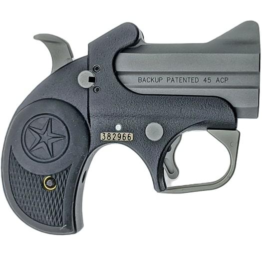 Bond Arms Backup Handgun 9mm Luger 2rd Capacity 2.5" Barrel Silver with Black Grip - Precision Shot Firearms