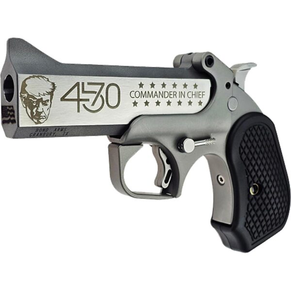 Bond Arms Trump 45-47 'Commander and Chief' Big Bore Handgun .45-70 Single Shot 4.25" Barrel - Precision Shot Firearms
