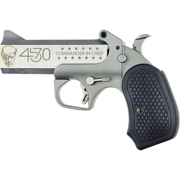 Bond Arms Trump 45-47 'Commander and Chief' Big Bore Handgun .45-70 Single Shot 4.25" Barrel - Precision Shot Firearms