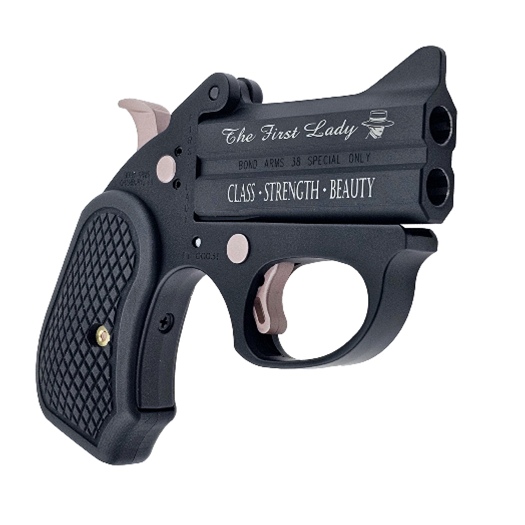 Bond Arms "The First Lady" Limited Edition Handgun .38 Spl 2rd Capacity 3" Barrel Black Finish w/Engraving - Precision Shot Firearms