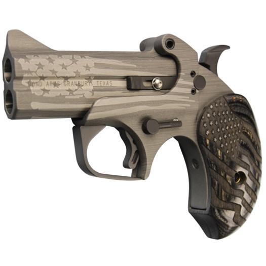 Bond Arms Old Glory Handgun .45 LC/.410 2rd Capacity 3.5" Barrel Grey American Flag - Precision Shot Firearms