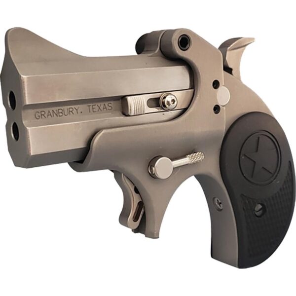 Bond Arms Rawhide Handgun 22LR 2/rd Capacity 2.5" Barrel Silver with Black Nylon Grip - Precision Shot Firearms