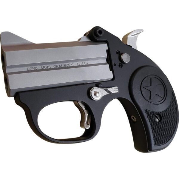 Bond Arms Stinger 9mm Luger 2rd Capacity 3" Barrel Silver with Black Grips - Precision Shot Firearms