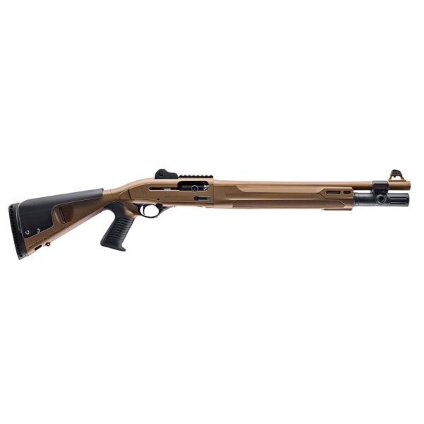 Beretta 1301 Tactical Mod 2 FDE Shotgun 12 ga 3" Chamber 7rd Magazine 18.5" Barrel Black with Pistol Grip - Precision Shot Firearms