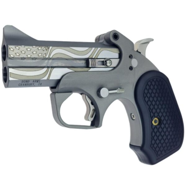 Bond Arms Rowdy XL Flag Package Handgun .45 LC/.410 2rd Capacity 3.5" Barrel with Holster - Precision Shot Firearms