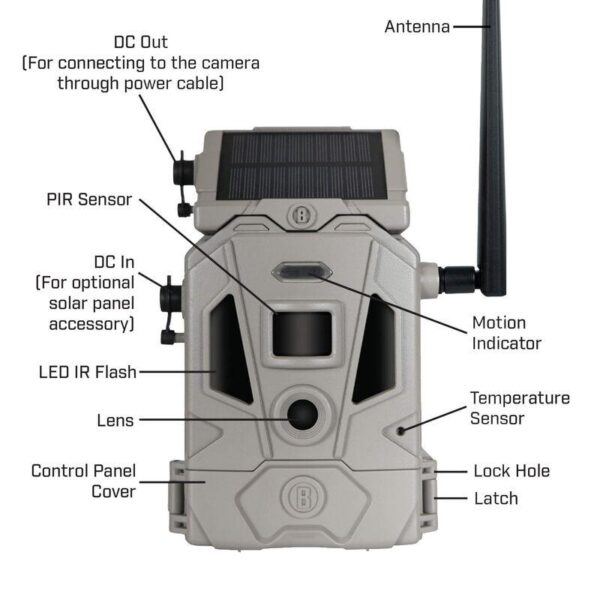 Bushnell Cellular CelluCore 20 Trail Camera Solar Dual SIM Tan box - Precision Shot Firearms