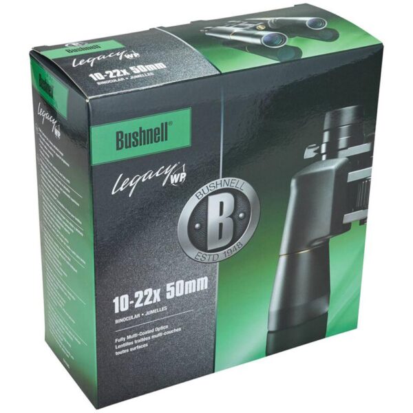 Bushnell Legacy WP Binoculars 10-22x50 Black - Precision Shot Firearms