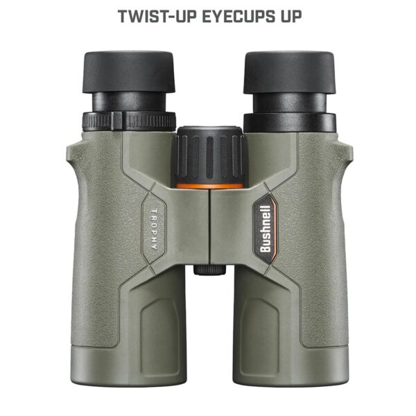 Bushnell Trophy Binocular 10x42mm BaK-4 Roof Prism Bone Collector Green - Precision Shot Firearms