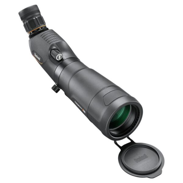 Bushnell Trophy Spotting Scope - 20-60x65 Porro 45 Degree FMC WP Box 6L - Black - Precision Shot Firearms