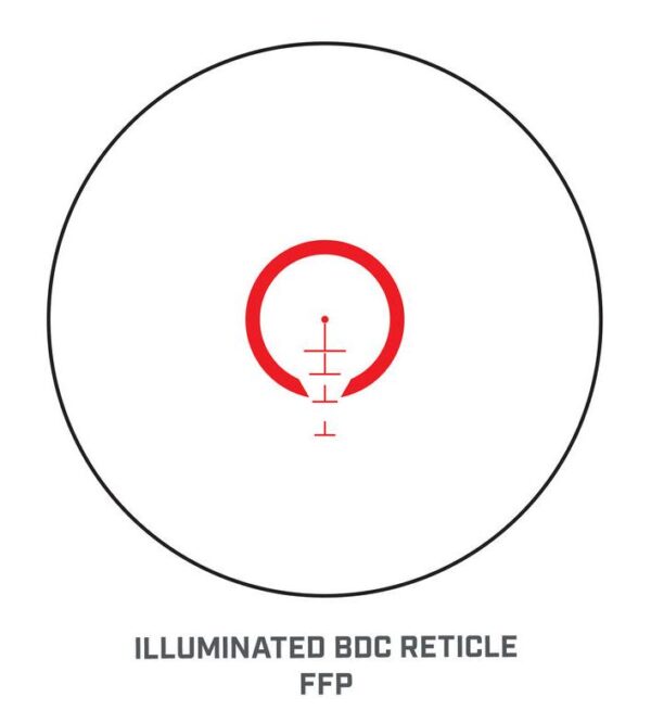 Bushnell AR Riflescope - 1-4x24mm 30mm SFP DZ-223 BDC Reticle Black Matte - Precision Shot Firearms