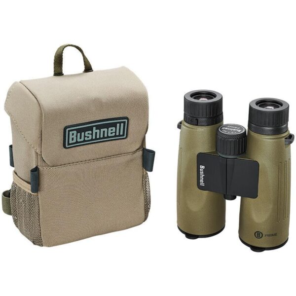 Bushnell Prime Binocular 12x50 x Vault Combo Pack - Green Roof FMC WP/FP Box - Precision Shot Firearms