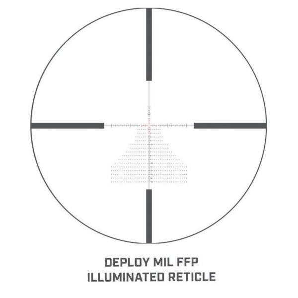 Bushnell Match Pro Rifle Scope 6-24x50 30mm FFP Illum Deploy Mil Black - Precision Shot Firearms