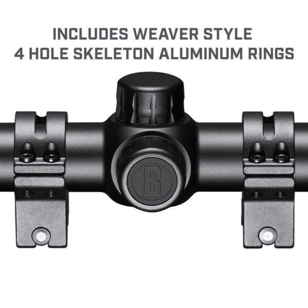 Bushnell Banner-2 Rifle Scope 3-9x40 1" SFP DOA Quick Ballistic Illum Black with Rings - Precision Shot Firearms