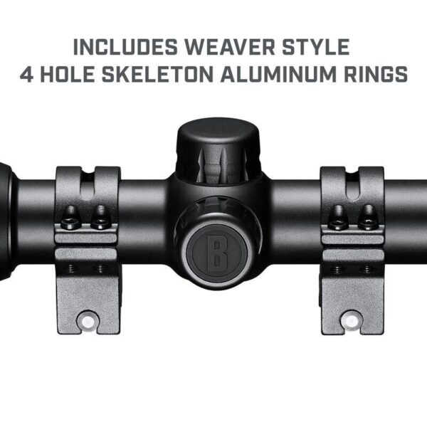 Bushnell Banner 2 Rifle Scope 3-9x40 1" SFP DOA Quick Ballistic Non Illum. Black with Rings - Precision Shot Firearms