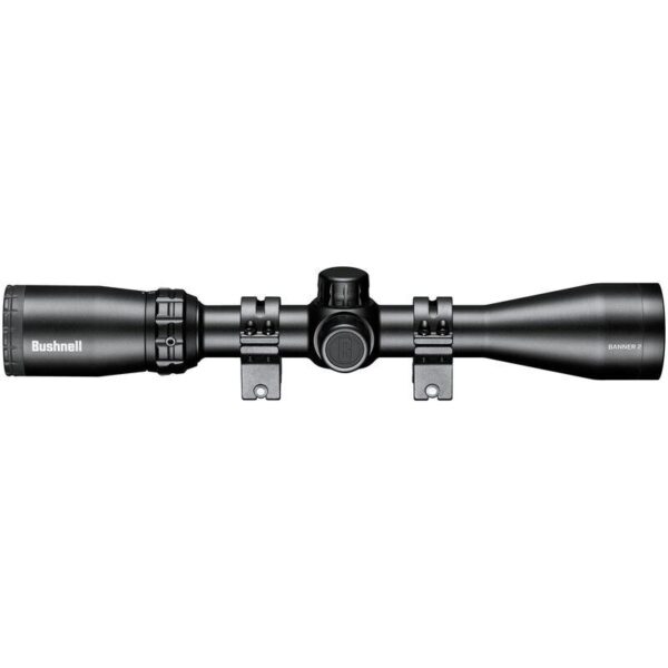 Bushnell Banner-2 Rifle Scope 3-9x40 1" SFP DOA Quick Ballistic Illum Black with Rings - Precision Shot Firearms