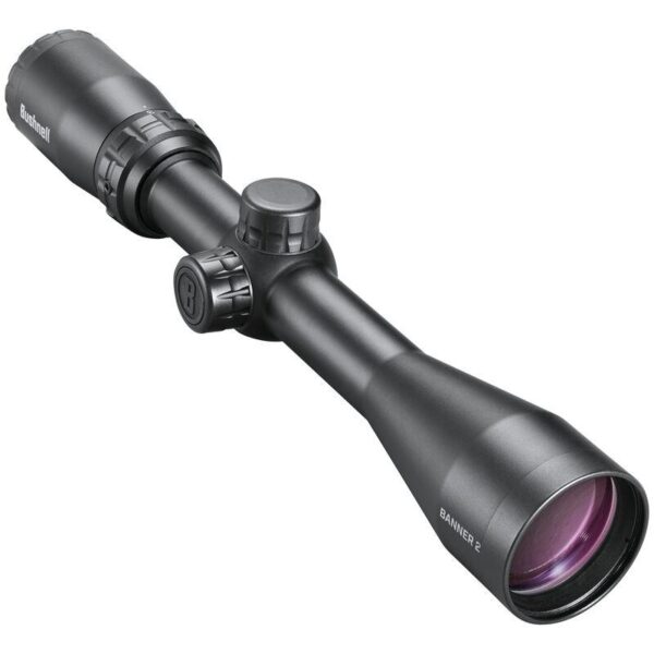 Bushnell Banner 2 Rifle Scope 3-9x40 1" SFP DOA Quick Ballistic Non Illum. Black with Rings - Precision Shot Firearms